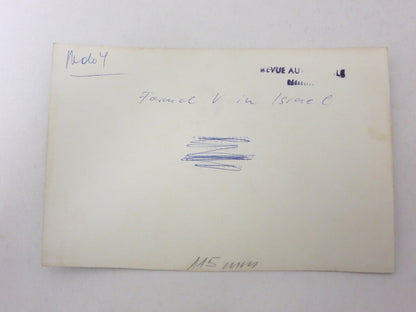 2 Vintage Formula V Racing in Israel Photo Photograph Lot - Revue Automobile