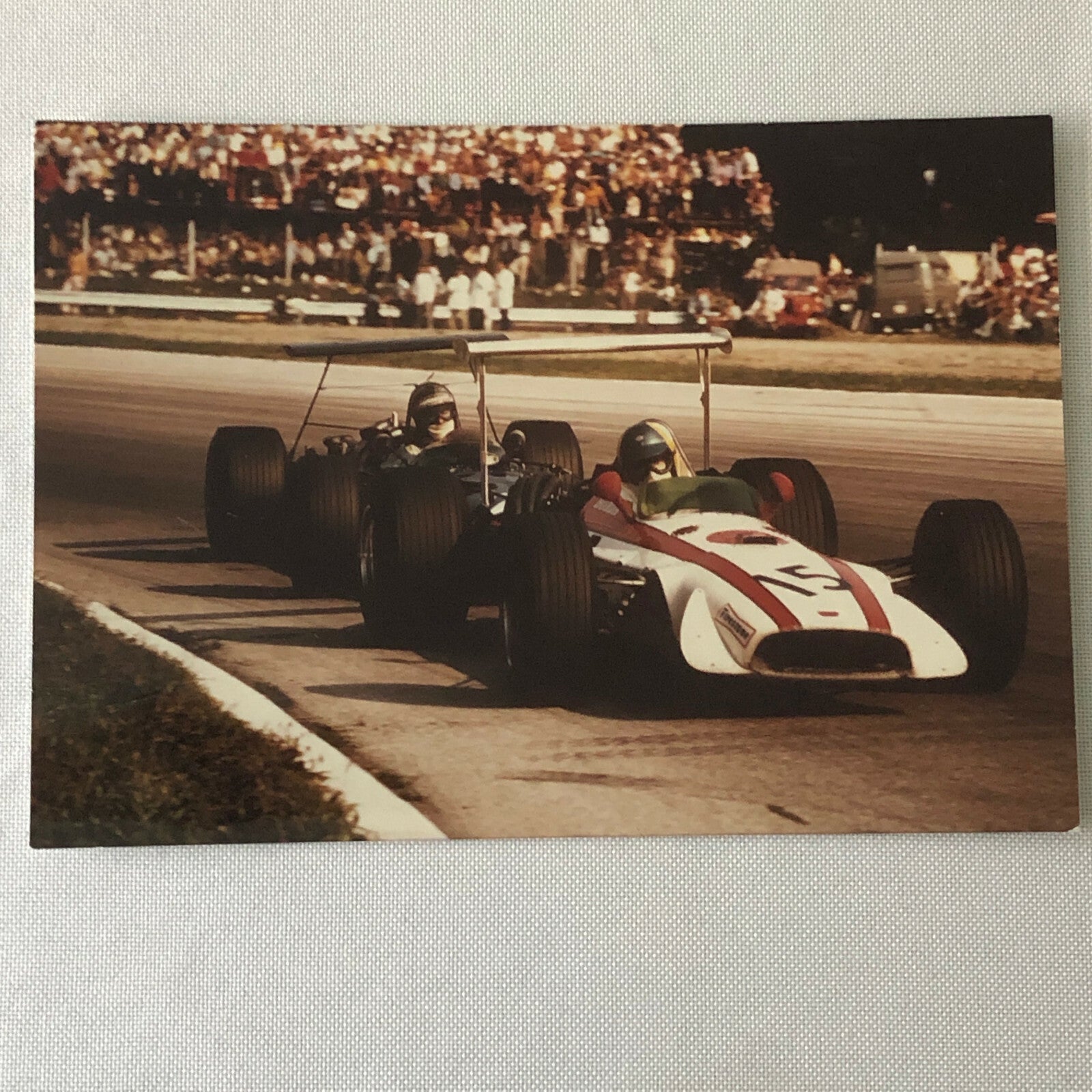 Vintage Honda Grand Prix Racing Car Photo Photograph David Hobbs Monza 1968 ? 