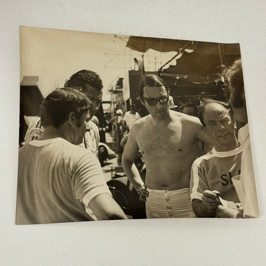 Vintage Racing Photo Ford GT40 Driver Andrew Hedges Photograph Motorsport GT