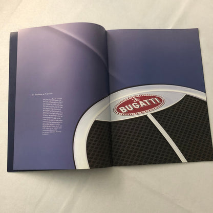 Bugatti Chiron EB 18/3 Concept Car Sales Brochure Catalog