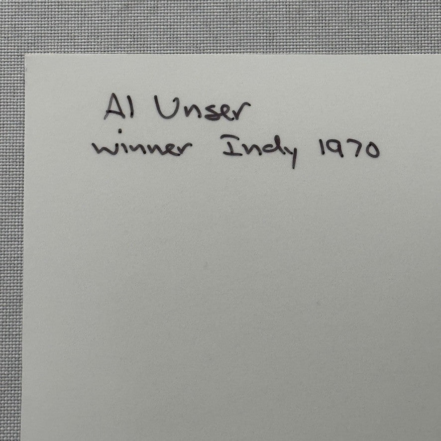 Al Unser Indy Racing Photo Photograph Modern Print 1970