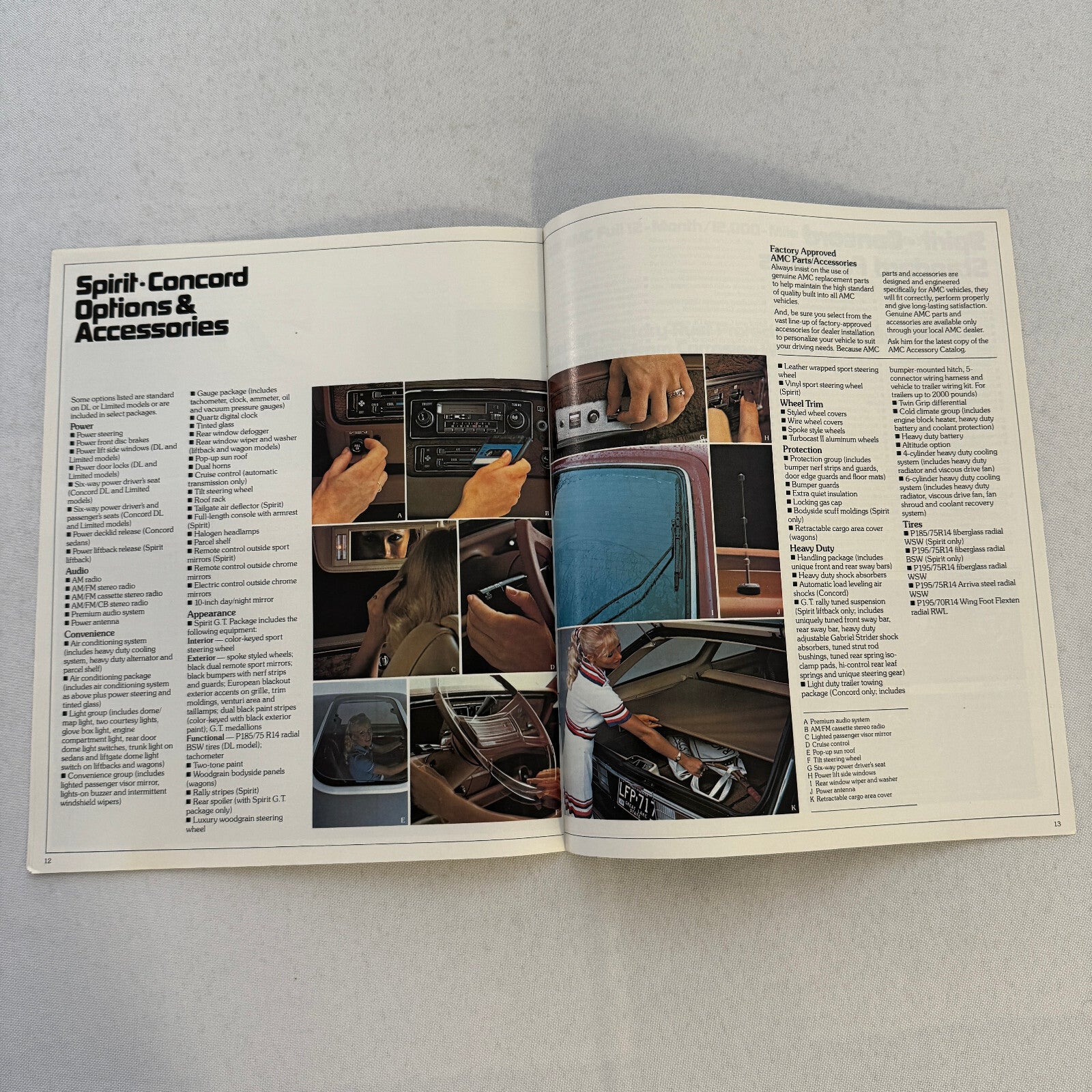 1981 AMC American Motors Spirit Concord Sales Brochure Catalog Advertising