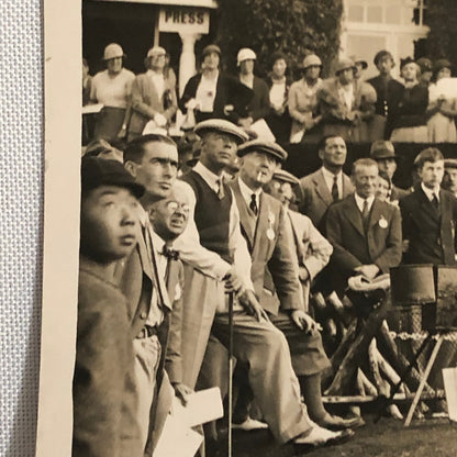 Press Photo Photograph Golf Golfer Tournament Alf Padgham Purley Downs 1933 LNA