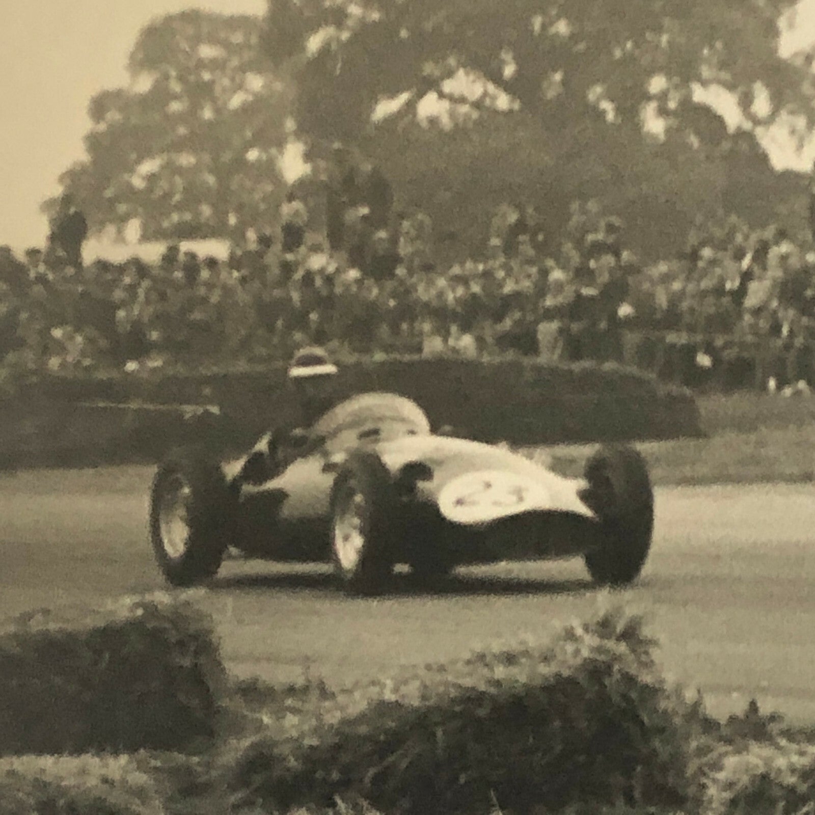 Vintage Racing Car Photo Photograph Print - BRM Car 