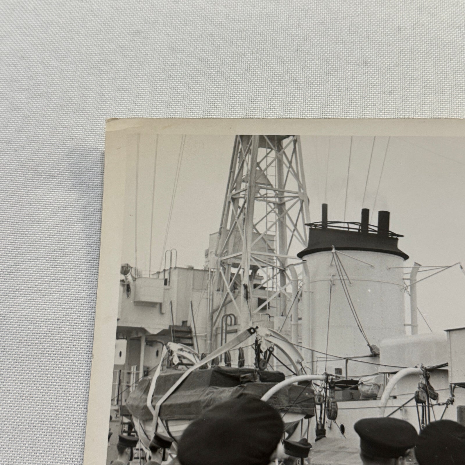 Royal Canadian Navy Press Photo Photograph Ship 1944 HMS Loch Achanalt Frigate
