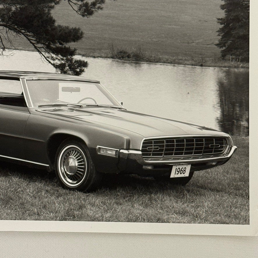 Vintage 1968 Ford Thunderbird Car Automobile Photo Photograph Modern Print