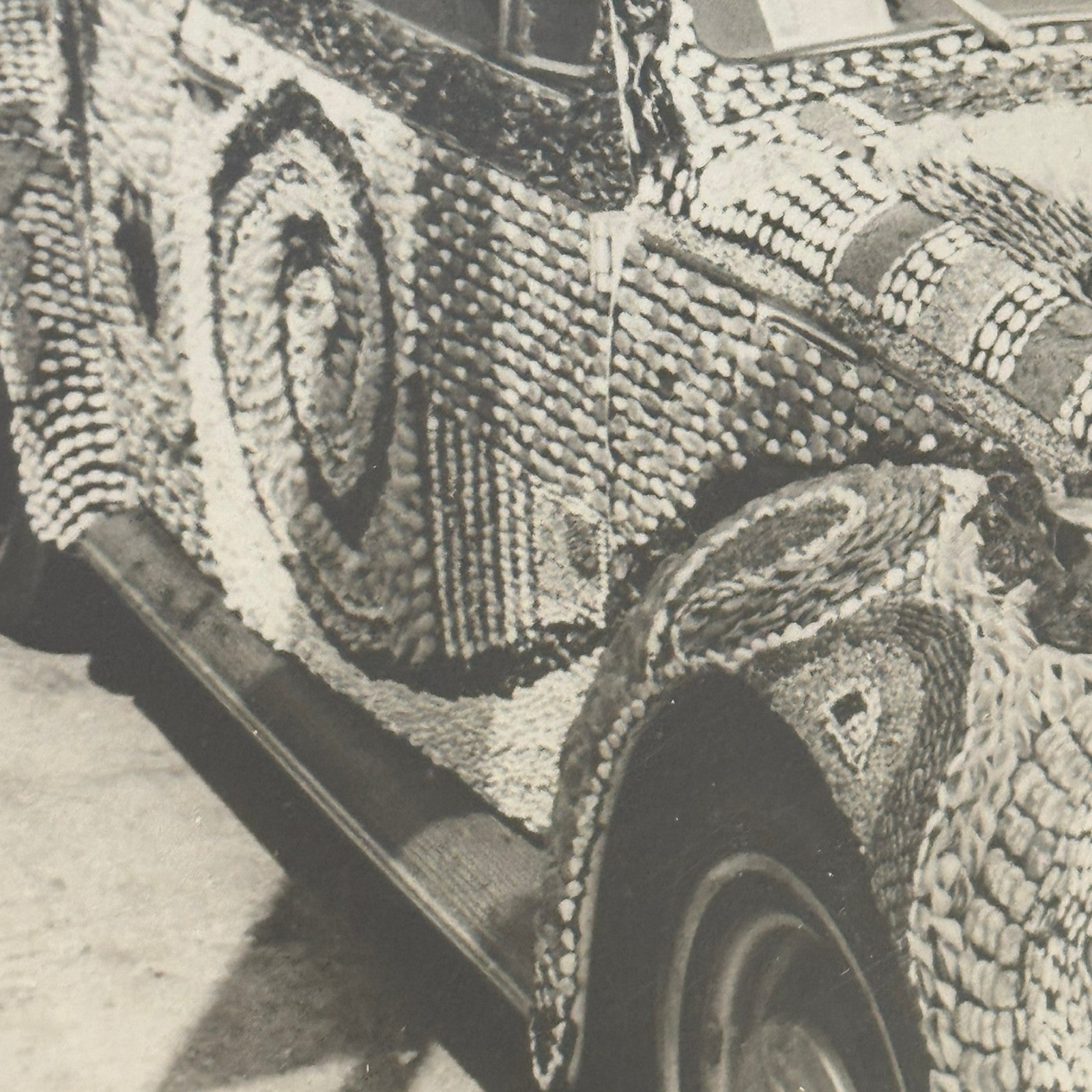 Vintage Volkswagen Beetle Art Car Lima Beans Photo Photograph Los Angeles