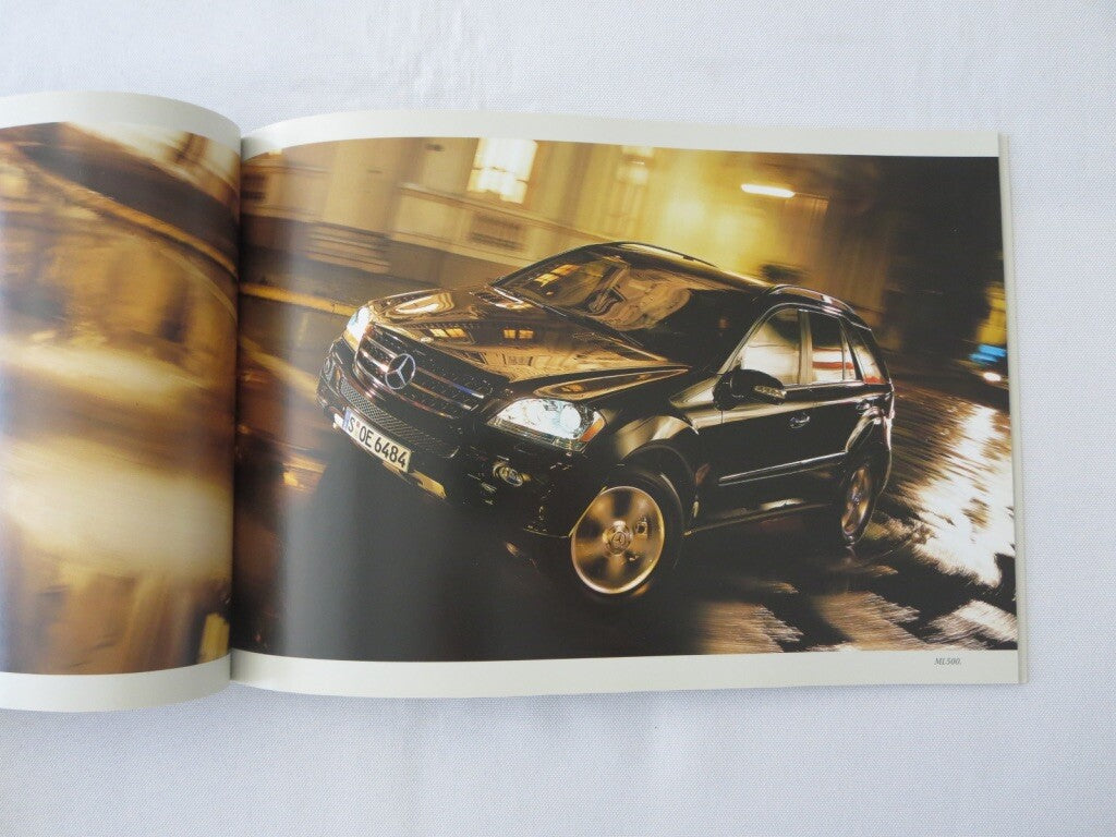 2007 Mercedes M Class Sales Brochure Catalog