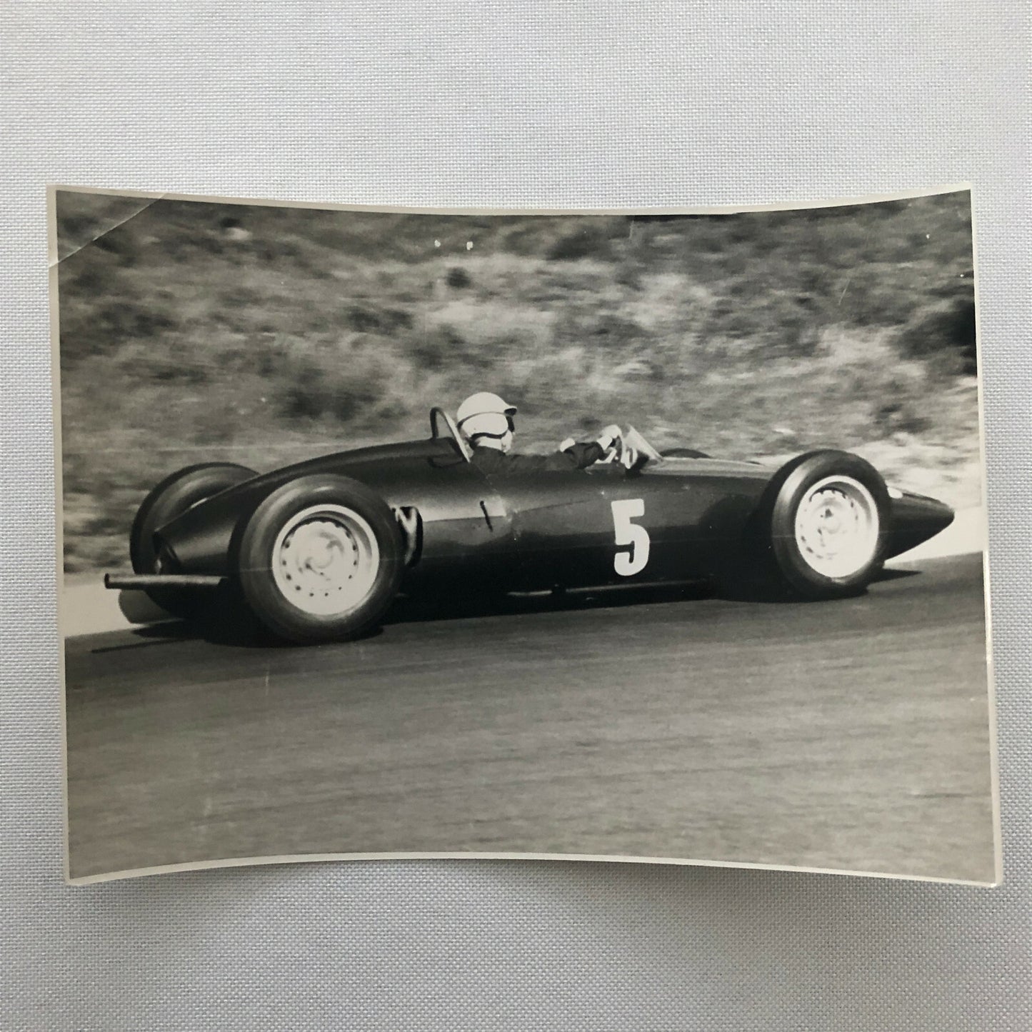 Vintage Grand Prix Racing Car Photo Photograph Print 