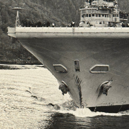 Vintage Military Navy Ship Photo Photograph Print