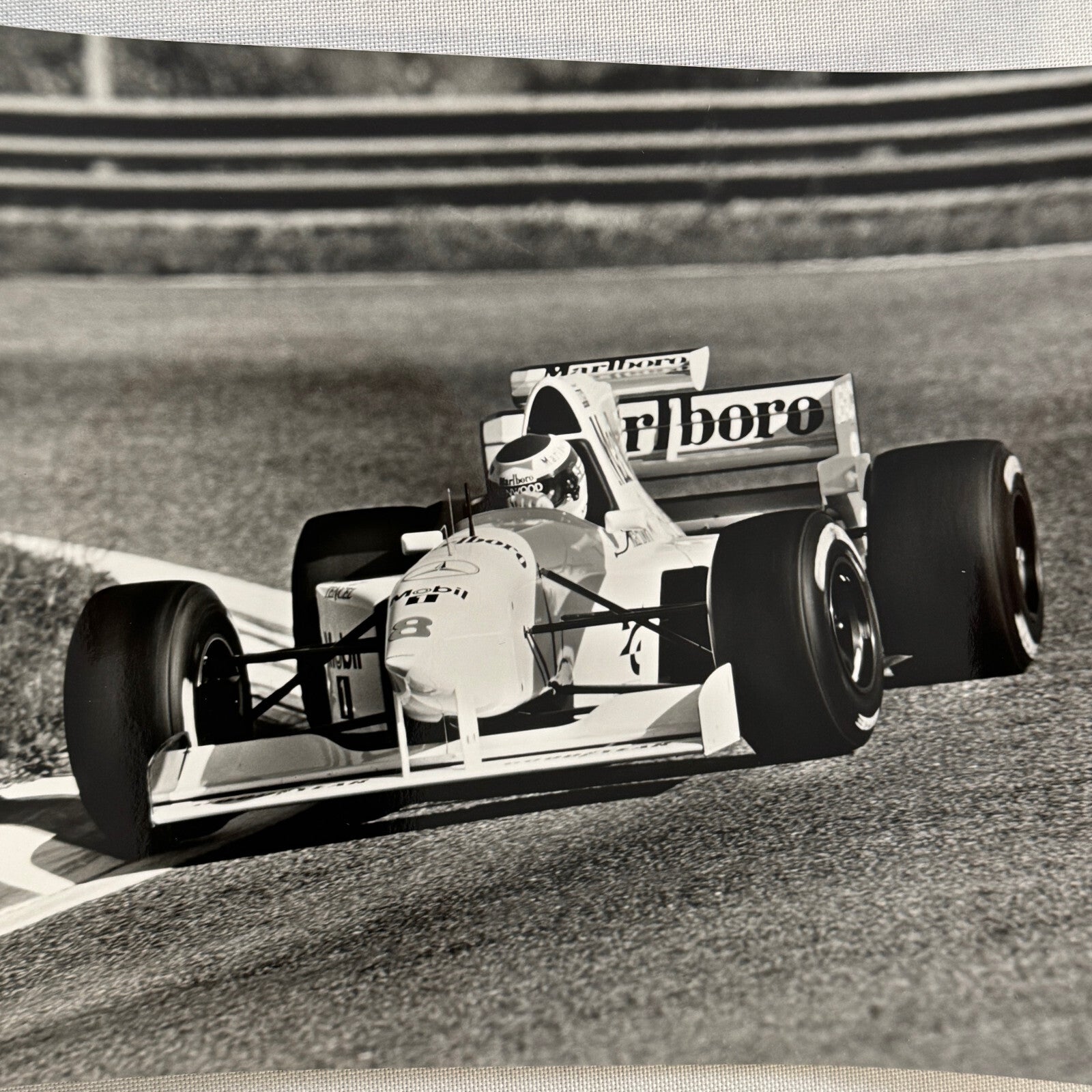 Mika Hakkinen Marlboro McLaren Mercedes Racing Driver Photo Photograph 1995
