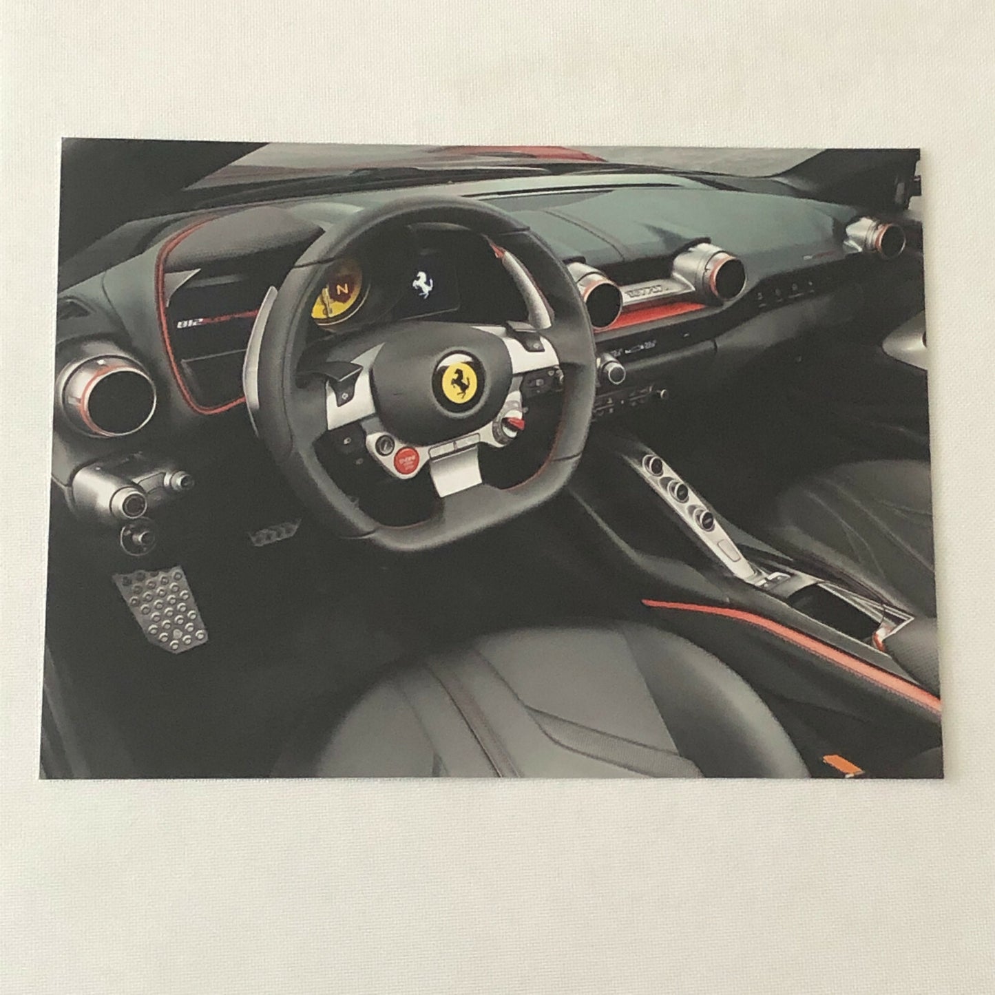 Ferrari 812 Superfast Car Factory Photo Lot of 6 