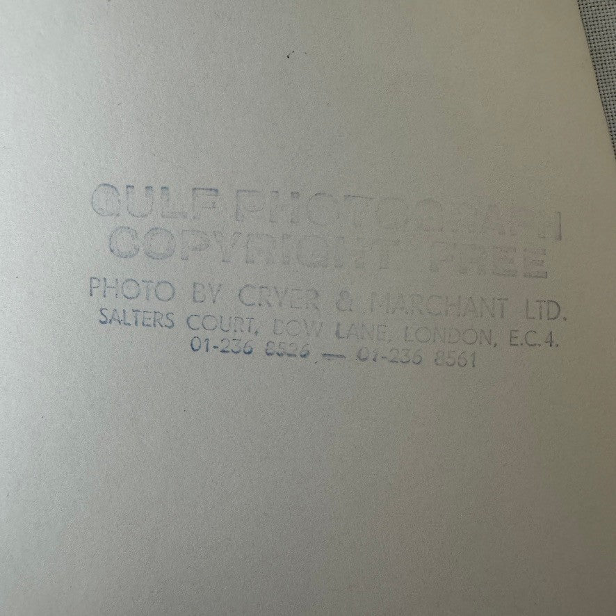 Vintage Racing Photo Photograph Jack Brabham Driver Gulf Racing Suit