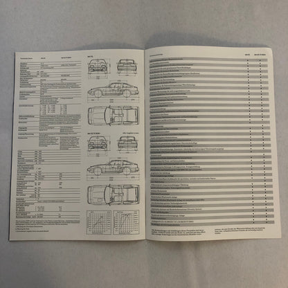 Nissan 300ZX Sports Car Sales Brochure Catalog GERMAN TEXT Nissan 300 ZX TURBO