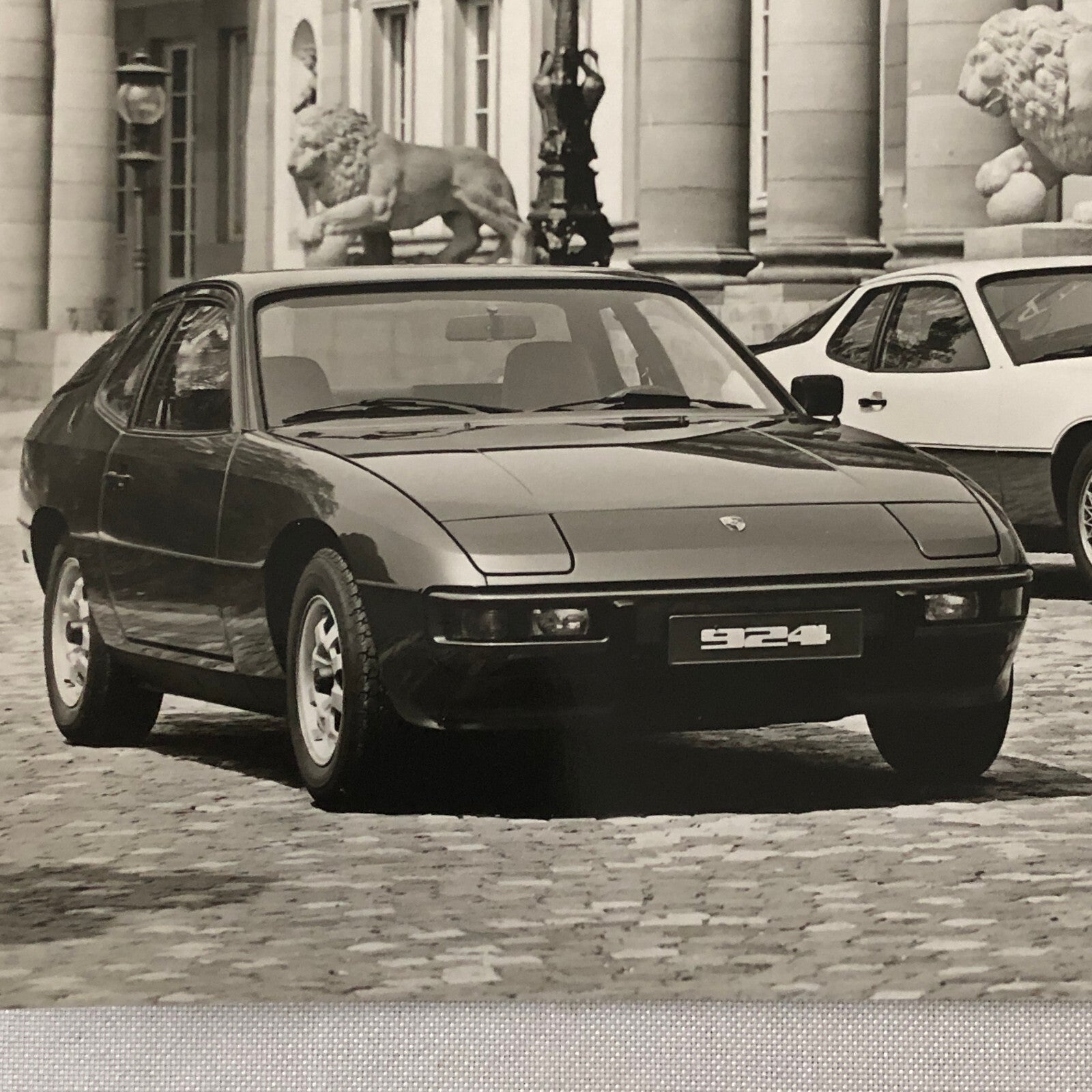 Vintage Porsche 924 and 924 Turbo Factory Press Photo Photograph Print Werkfoto
