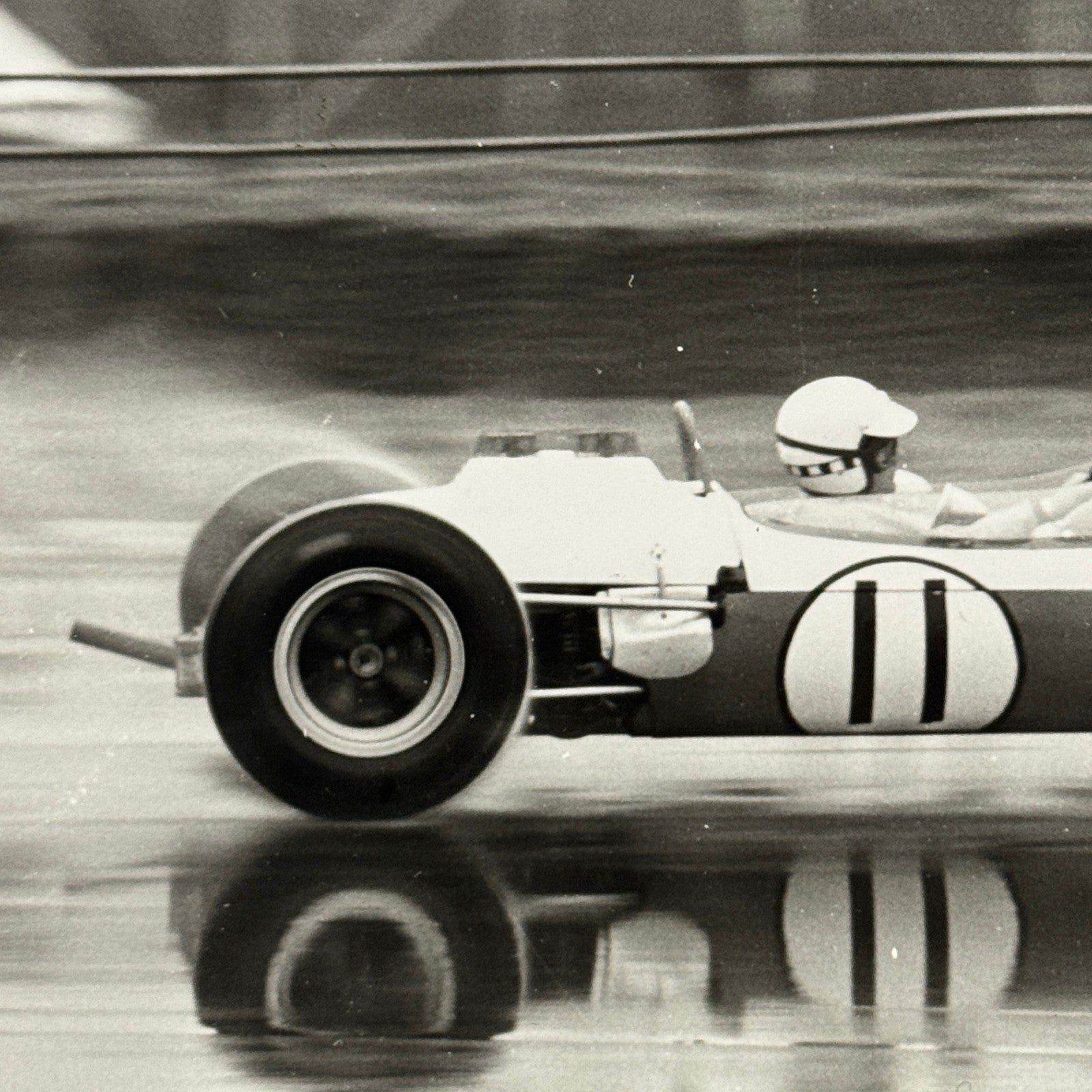 Vintage Racing Photo Photograph Mike Beckwith Brabham Cosworth Silverstone F2