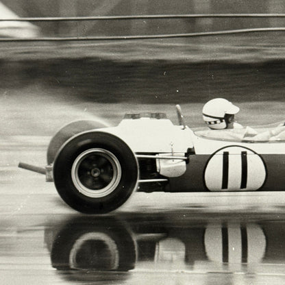 Vintage Racing Photo Photograph Mike Beckwith Brabham Cosworth Silverstone F2