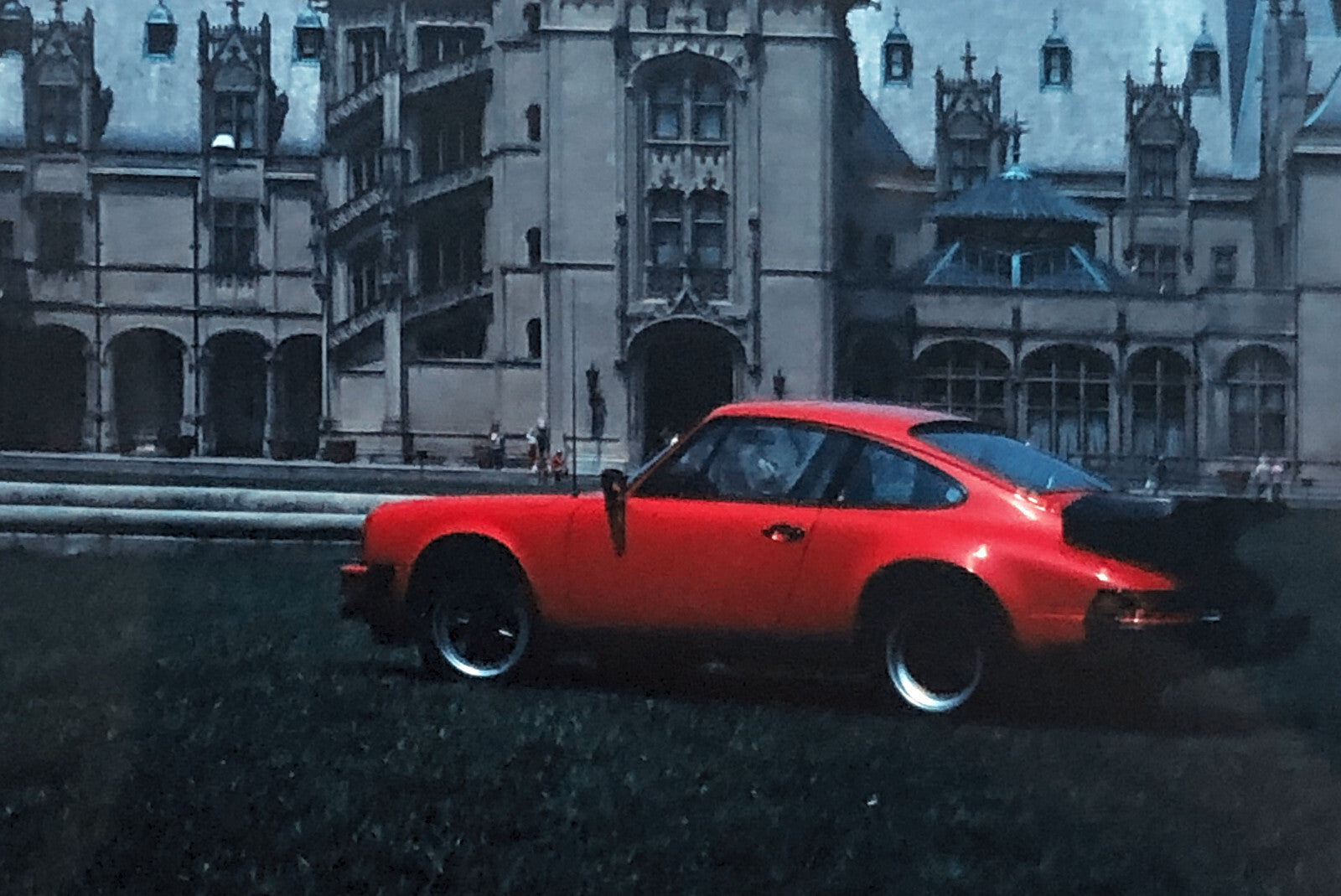 Porsche 911 Car 35mm Photo Slide Vintage 1981