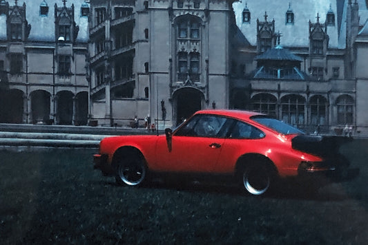 Porsche 911 Car 35mm Photo Slide Vintage 1981