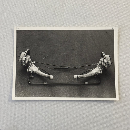 Vintage Porsche Parts Photo Photograph Brakes