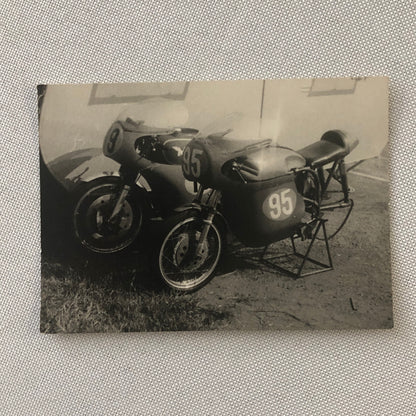 Vintage Motorcycle Racing Photo photograph Snapshot Germany