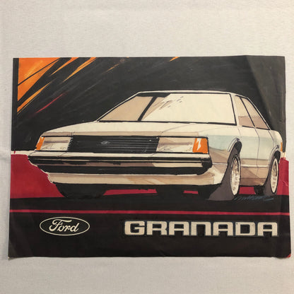 Styling Concept Automobile Illustration Art Drawing Sketch Vintage Ford Granada