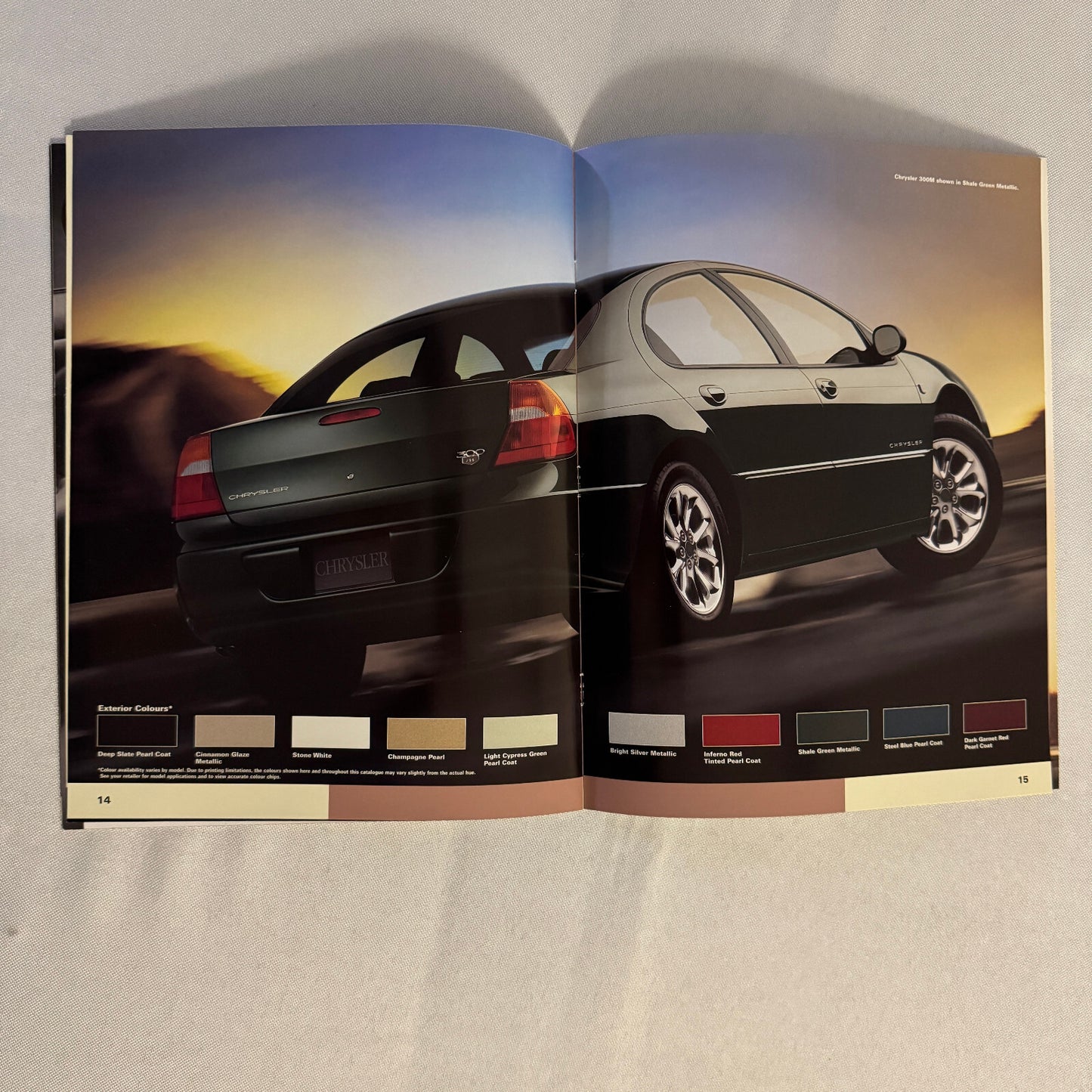 2000 Chrysler 300M Car Sales Brochure Catalog Advertising Chrysler 300 M