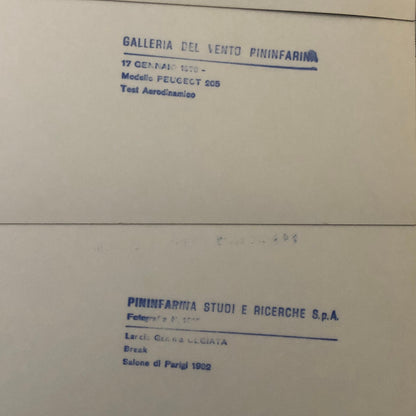 1983 Pininfarina Design Press Kit with Photos Alfa Romeo Spider Fiat Spider +