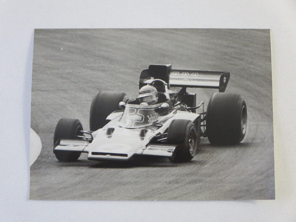 Vintage 1973 Dutch Grand Prix Racing Photograph Photo - Ronnie Peterson Lotus 