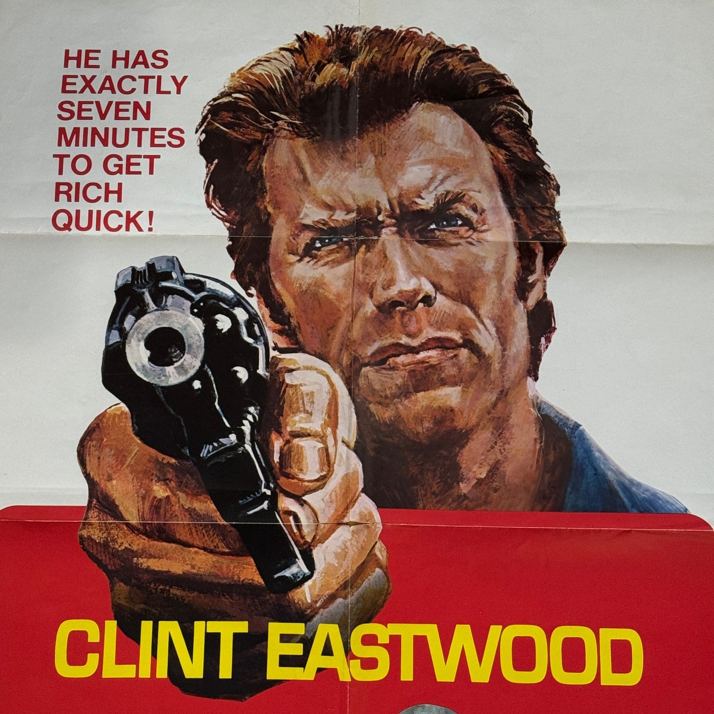 Vintage Movie Poster Clint Eastwood 1974 Thunderbolt and Lightfoot
