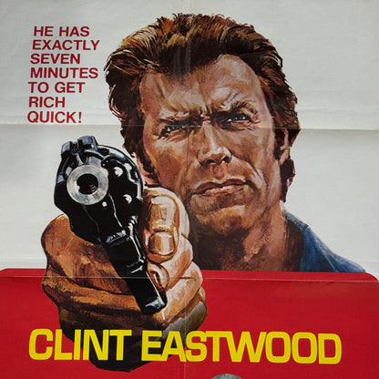 Vintage Movie Poster Clint Eastwood 1974 Thunderbolt and Lightfoot