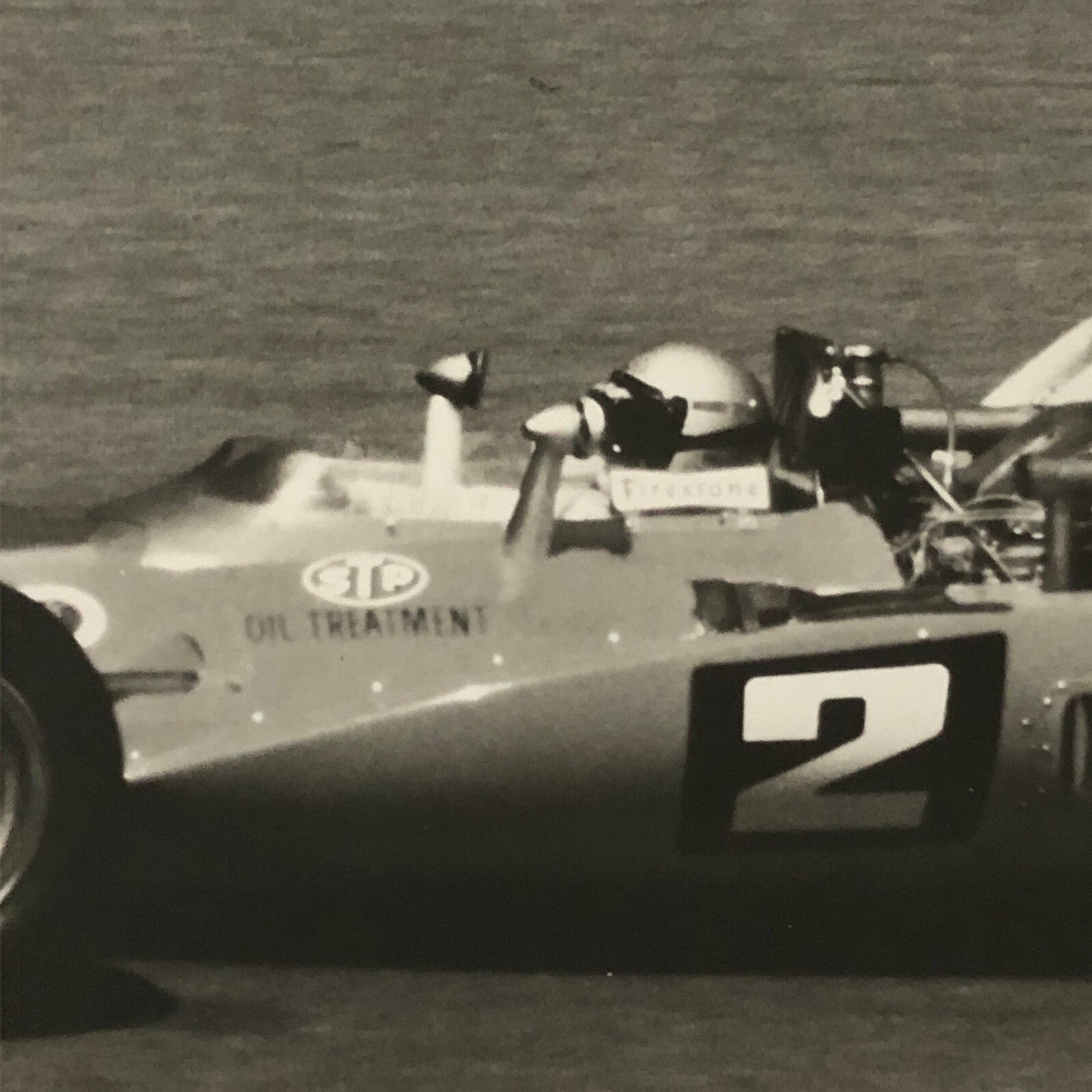 Mario Andretti Indianapolis Indy Racing Photo Photograph 1969 Hawk Car Brawner