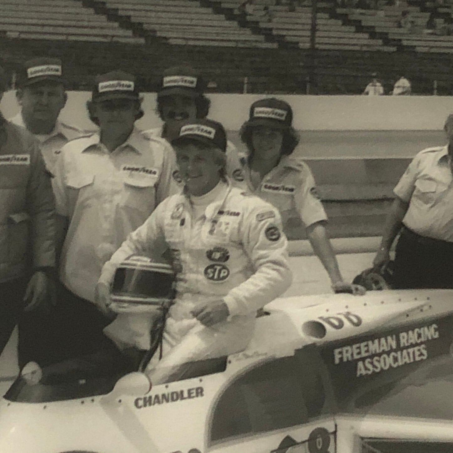 Vintage Indy Indianapolis Racing Photo Photograph Mike Chandler 1982