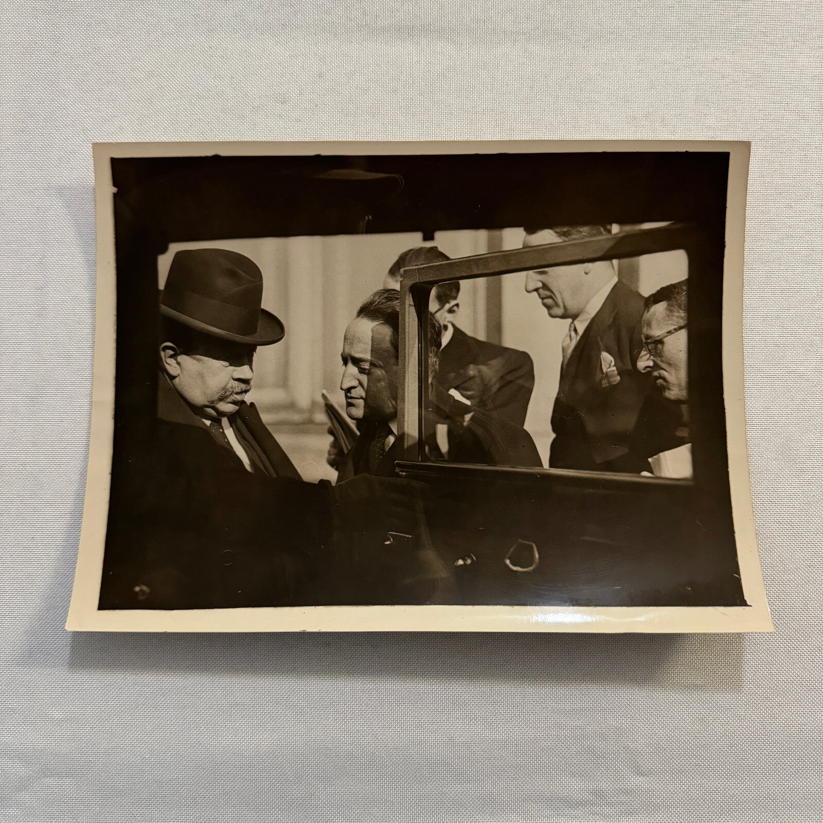 Vintage French Press Photo Photograph Paul Painleve Forms Cabinet For President