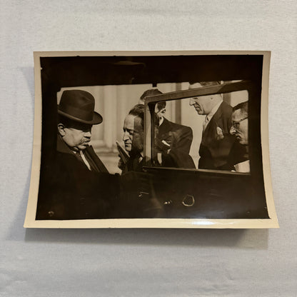 Vintage French Press Photo Photograph Paul Painleve Forms Cabinet For President