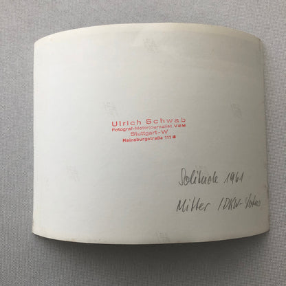 Vintage Solitude Grand Prix Racing Photo Photograph 1961 Mitter DKW