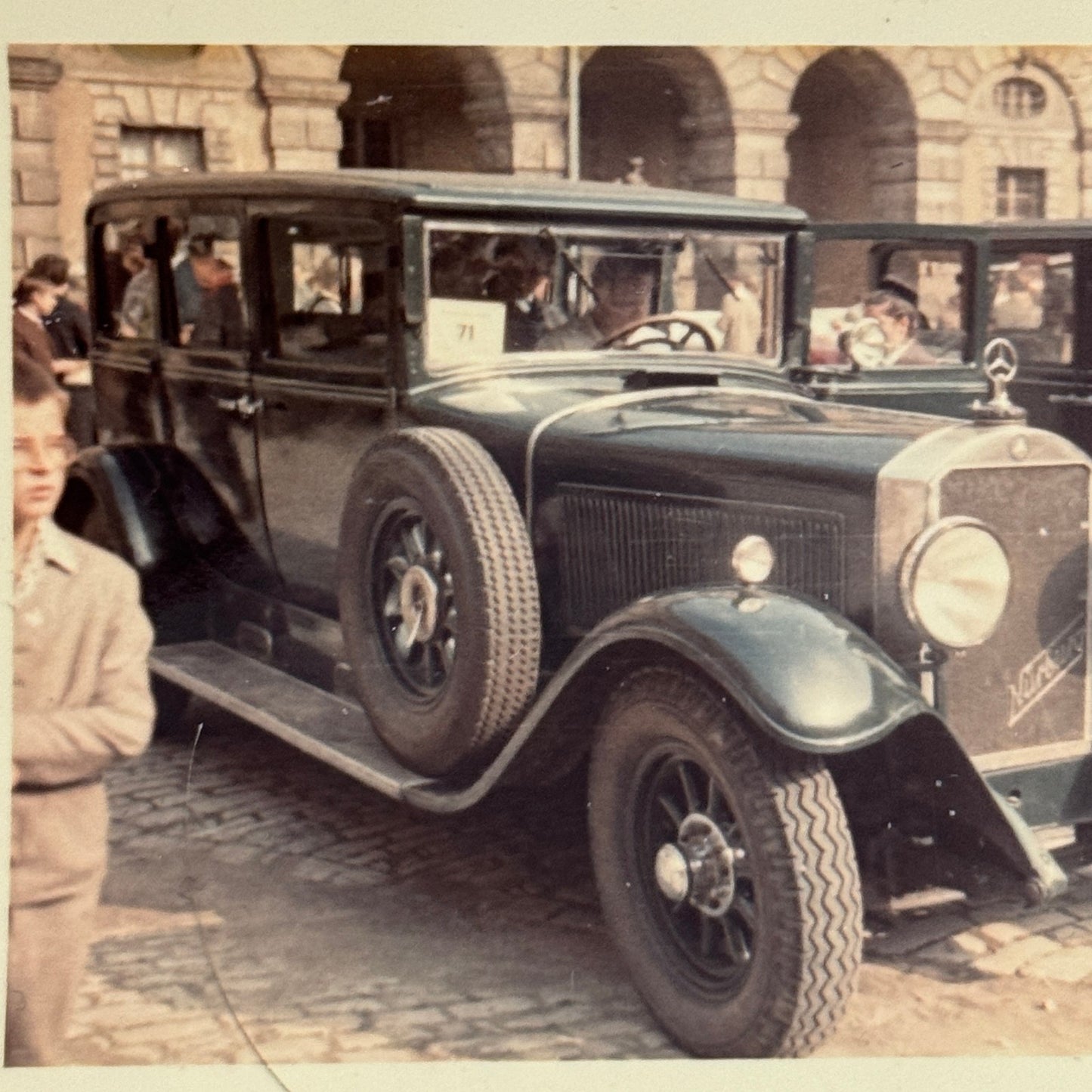 Vintage Mercedes Benz Car Photo Photograph Snaphshot Image