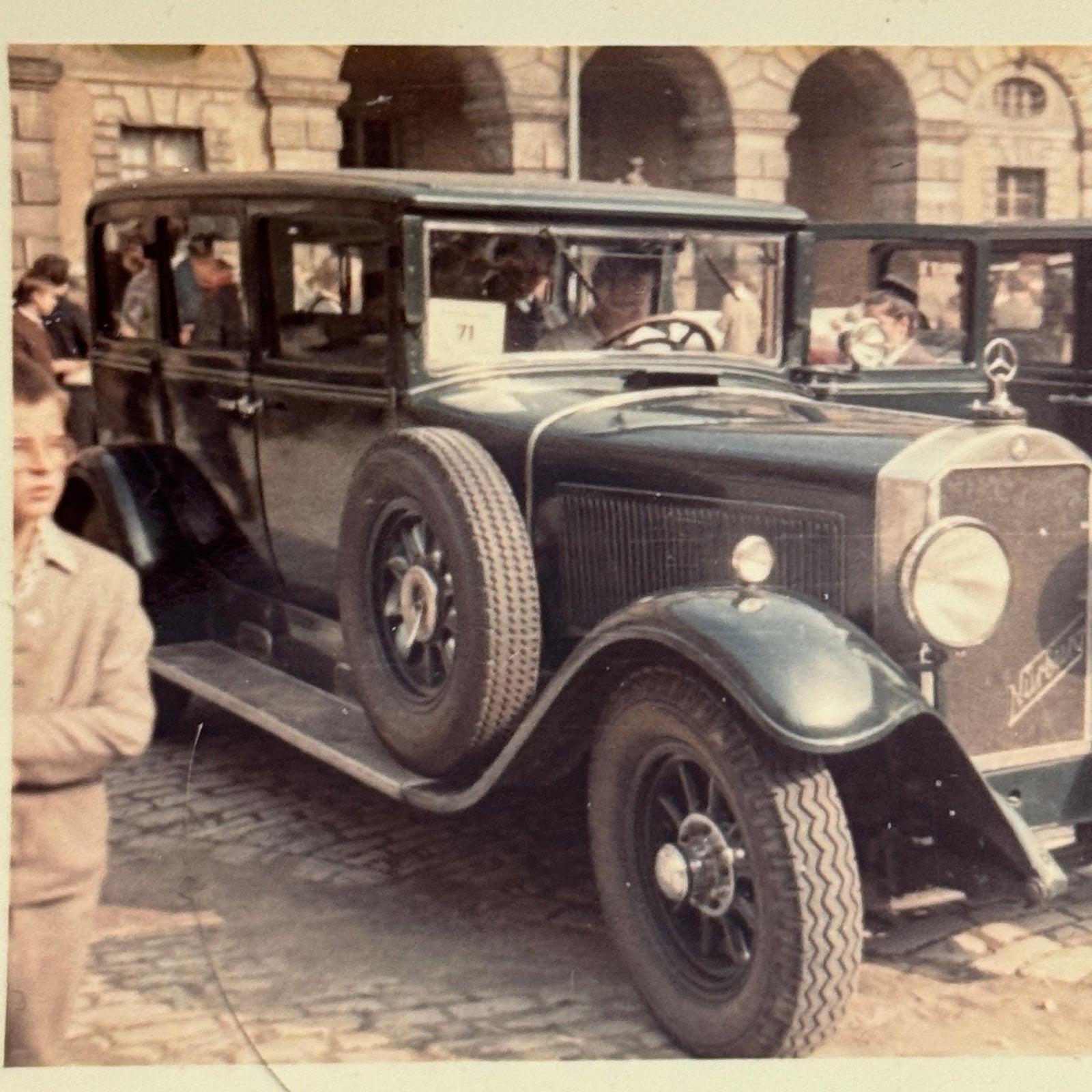Vintage Mercedes Benz Car Photo Photograph Snaphshot Image