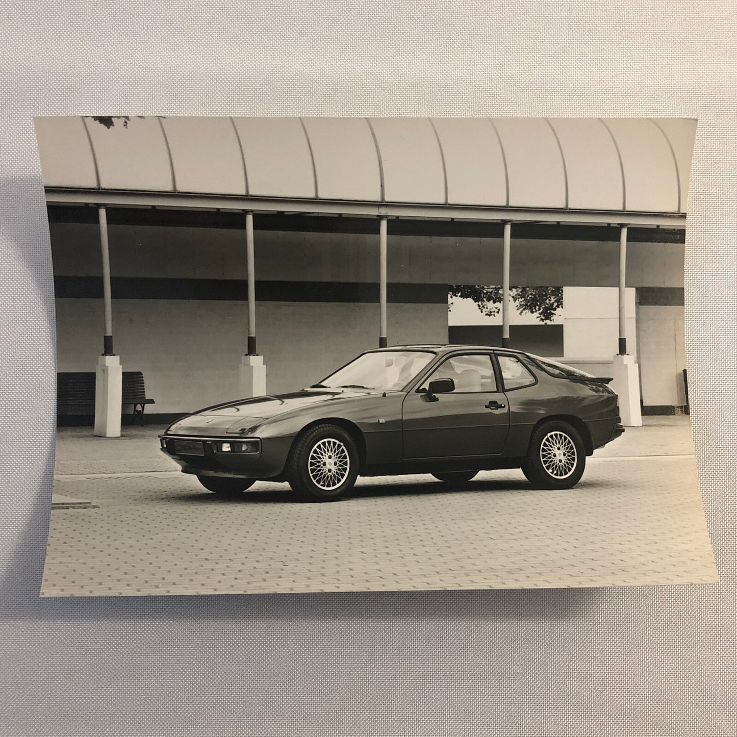 Vintage Porsche 924 Car Photo Photograph Print German