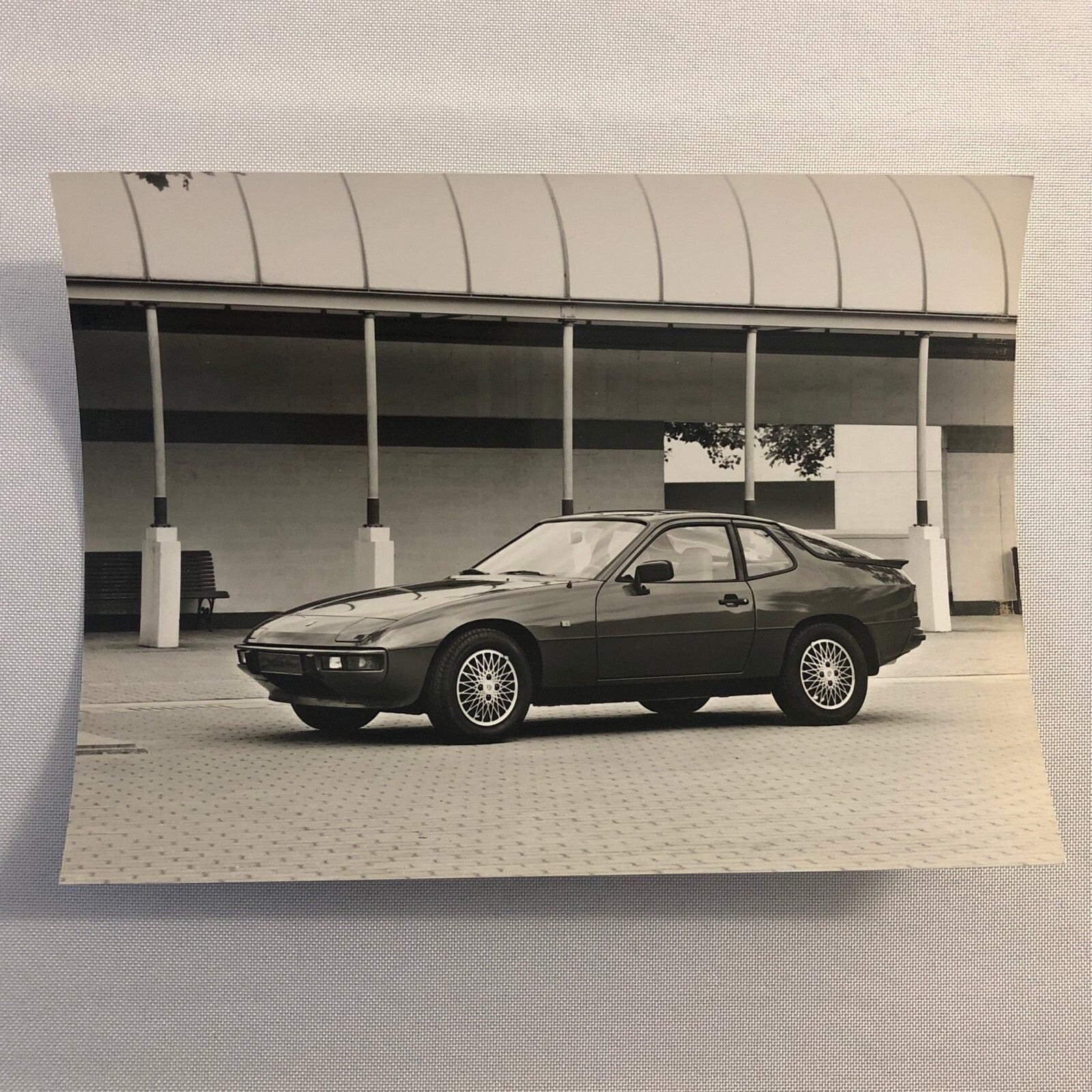 Vintage Porsche 924 Car Photo Photograph Print German