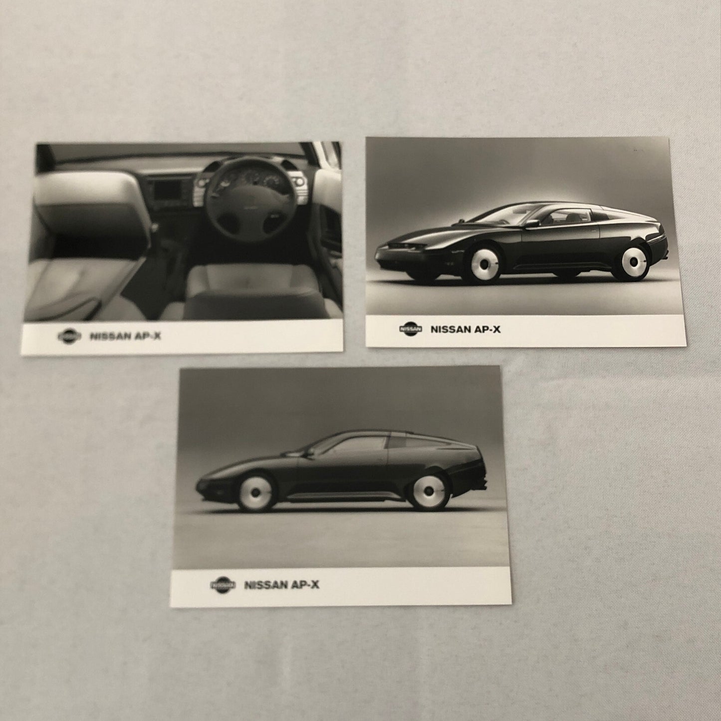 Nissan AP-X Concept Car Prototype Factory Press Photo Photograph Print Lot 3x