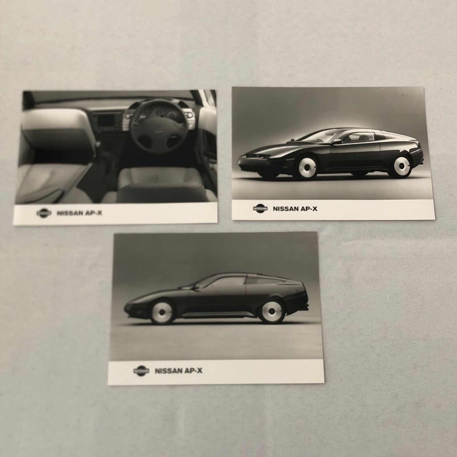 Nissan AP-X Concept Car Prototype Factory Press Photo Photograph Print Lot 3x