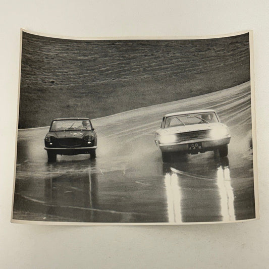 Vintage Racing Photo BRSCC Brands Hatch 1963 Ford Galaxie Lancia