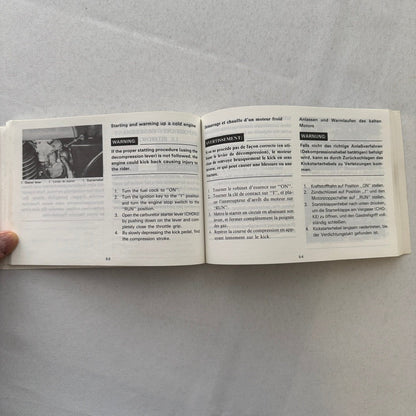 Vintage Yamaha XT500 Motorcycle Bike Owners Manual Instruction Guide Book XT 500