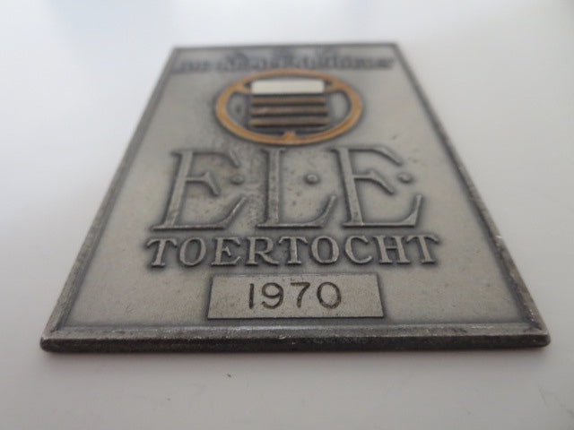 1970 ELE Toertocht A.S.C De Kempenruders European Car Rally Badge Dash Plaque