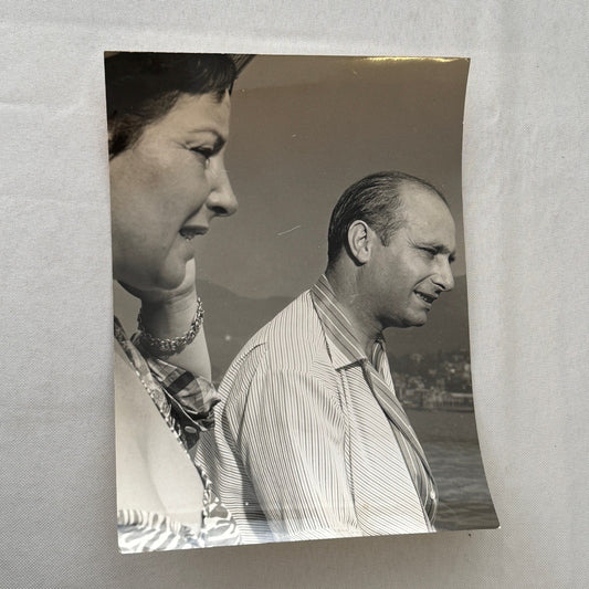 Juan Manuel Fangio Retirement Vacation Holiday Italian Press Photo F1 Racing