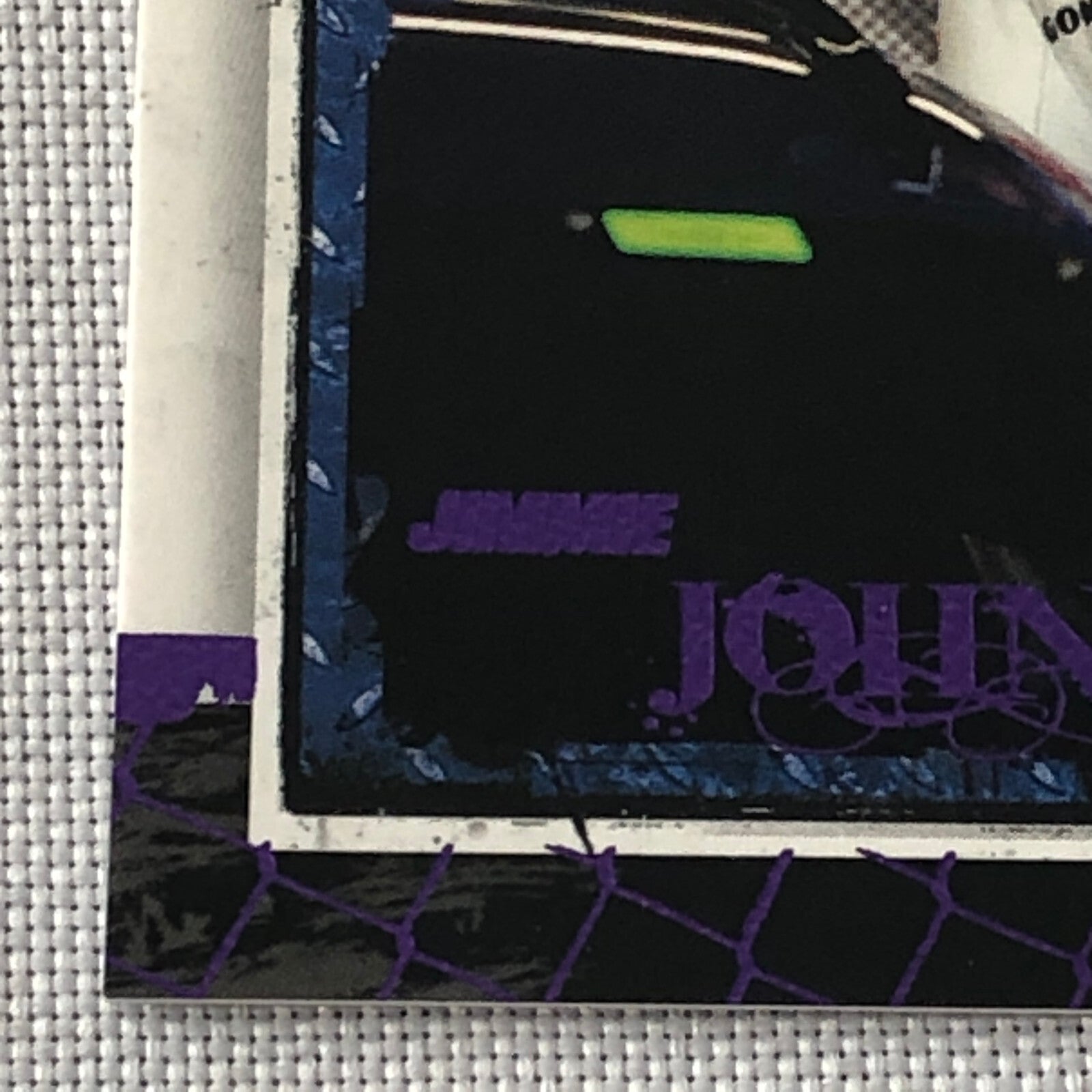 2010 Wheels Main Event Purple Parallel Nascar # 23/25 Jimmie Johnson Racing