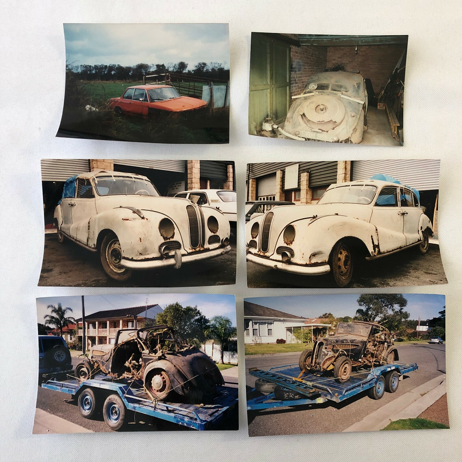 Vintage BMW Barn Find Junk Yard Car Part Photo Photograph Lot of 25 - 329 501 +