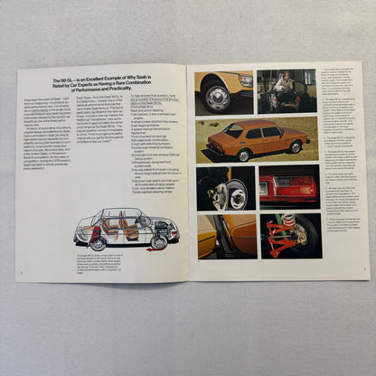 1979 Saab 99GL Car Sales Brochure Catalog Saab 99 GL Automobile