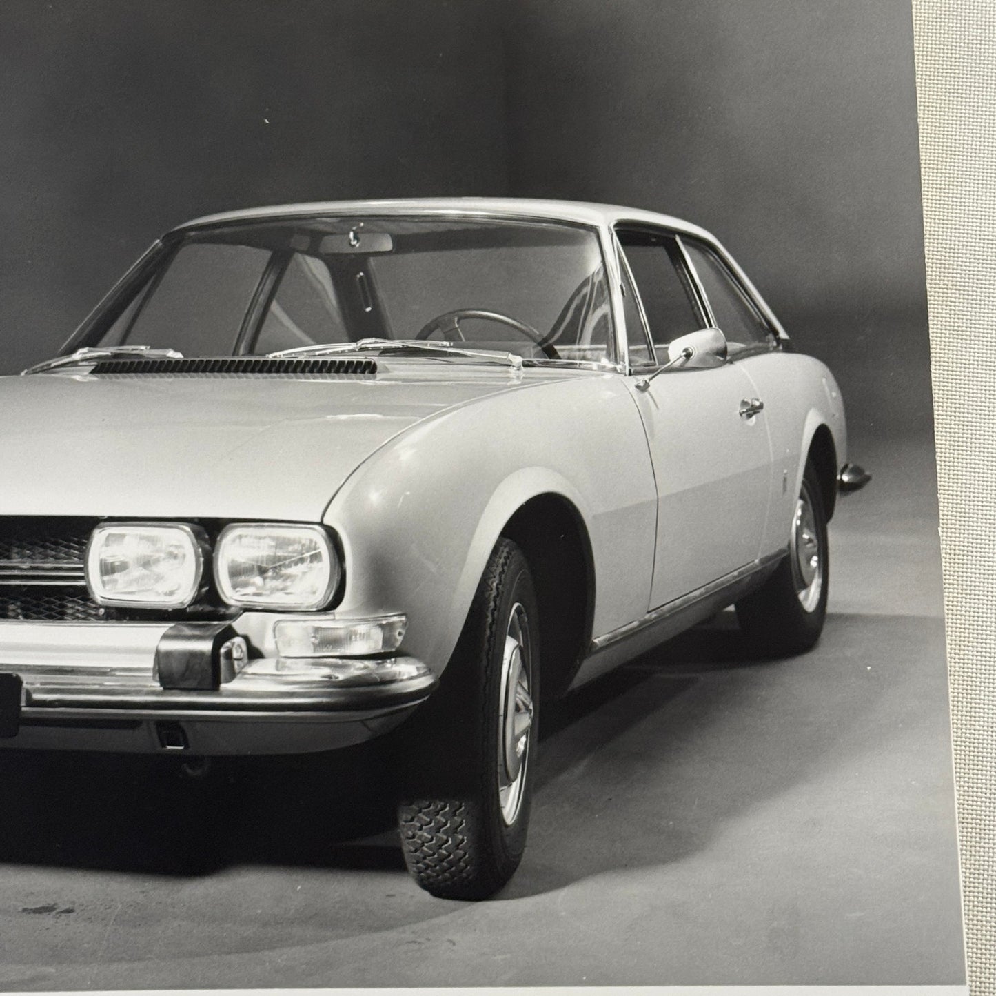 1971 Peugeot 504 Coupe Factory Press Photo Photograph Vintage
